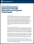 Advancing Precision Agriculture Through Industrial Control System Technologies
