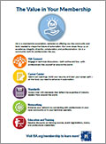 The Value in Your Membership Flyer image