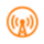Overcast podcast icon